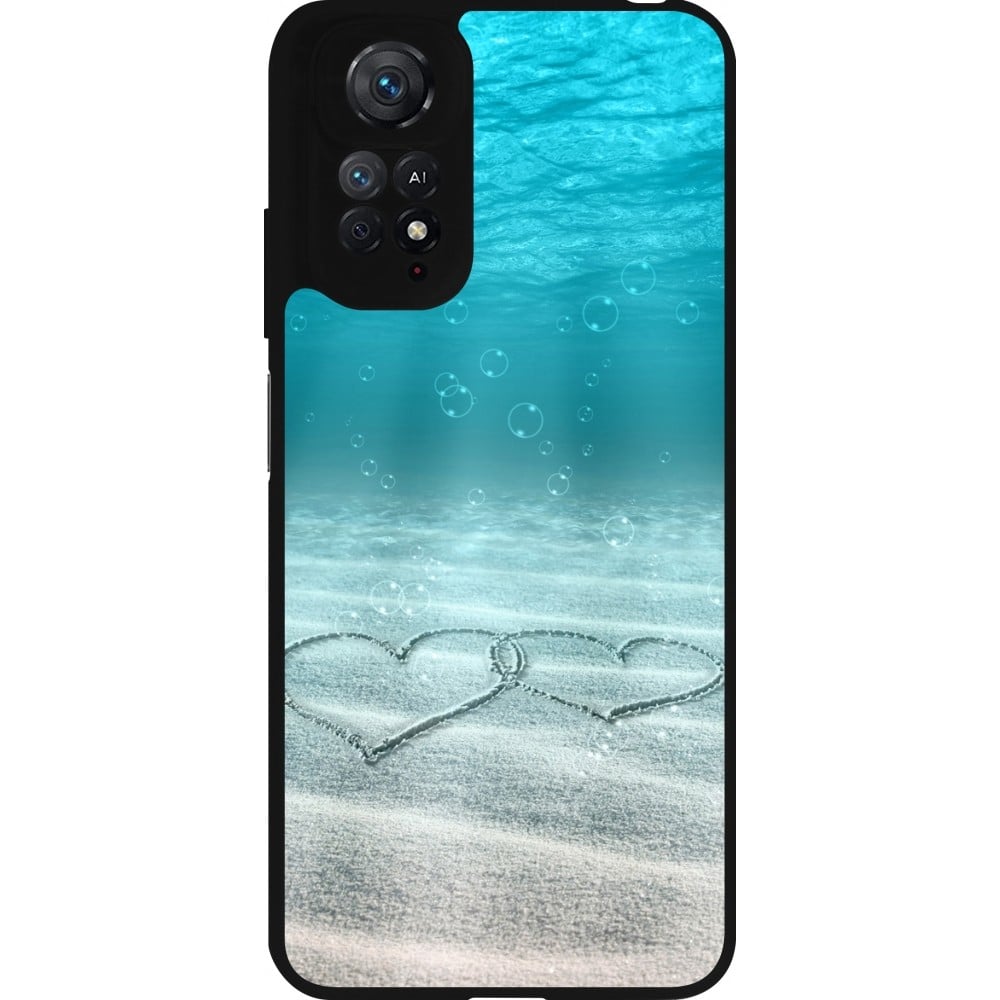 Coque Xiaomi Redmi Note 11 / 11S - Silicone rigide noir Summer 18 19