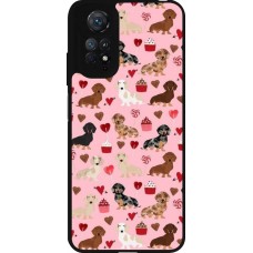 Coque Xiaomi Redmi Note 11 / 11S - Silicone rigide noir Valentine 2024 puppy love