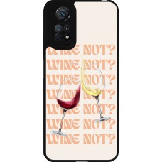 Coque Xiaomi Redmi Note 11 / 11S - Silicone rigide noir Wine not