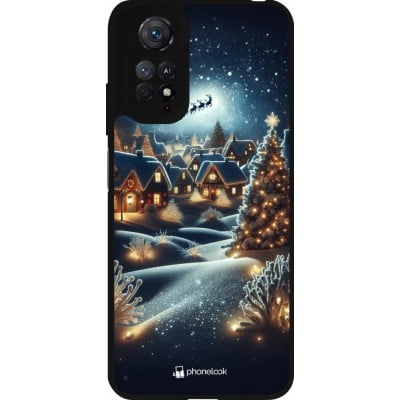 Coque Xiaomi Redmi Note 11 / 11S - Silicone rigide noir Noël 2023 Christmas is Coming