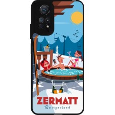 Coque Xiaomi Redmi Note 11 / 11S - Silicone rigide noir Zermatt Mountain Jacuzzi