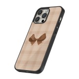 Coque iPhone 12 / 12 Pro - Silicone rigide noir Autumn 2024 bow