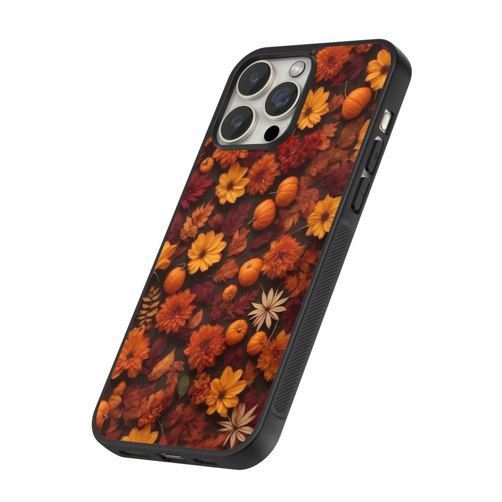 Coque iPhone 12 / 12 Pro - Silicone rigide noir Autumn 2024 potpourri