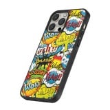 Coque iPhone 12 / 12 Pro - Silicone rigide noir Cartoons slogans