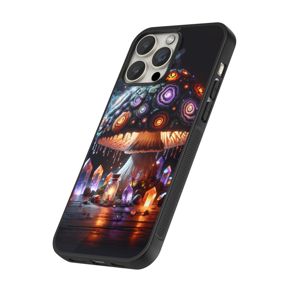 Coque iPhone 12 / 12 Pro - Silicone rigide noir Halloween Potion Magic