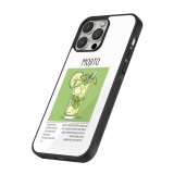 Coque iPhone 13 Pro Max - Silicone rigide noir Cocktail recette Mojito