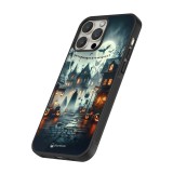 Coque iPhone 13 Pro Max - Silicone rigide noir Halloween Spookville