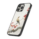 Coque iPhone 13 Pro Max - Silicone rigide noir Japanese Bird