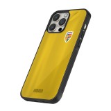 Coque iPhone 13 Pro - Silicone rigide noir Maillot de football Roumanie