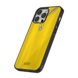 Coque iPhone 13 Pro - Silicone rigide noir Maillot de football Ukraine