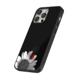 Coque iPhone 15 Pro Max - Silicone rigide noir Black and white Cox