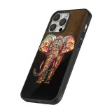 Coque iPhone 15 Pro Max - Silicone rigide noir Elephant 02