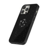 Coque iPhone 15 Pro Max - Silicone rigide noir Space Doodle