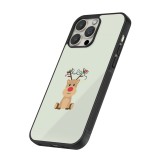 Coque iPhone 15 Pro Max - Silicone rigide noir Christmas 22 baby reindeer