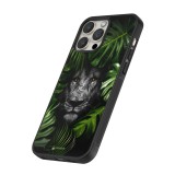 Coque iPhone 16 Pro Max - Silicone rigide noir Forest Lion