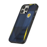 Coque iPhone 16 Pro - Silicone rigide noir Maillot de football Ecosse personnalisable