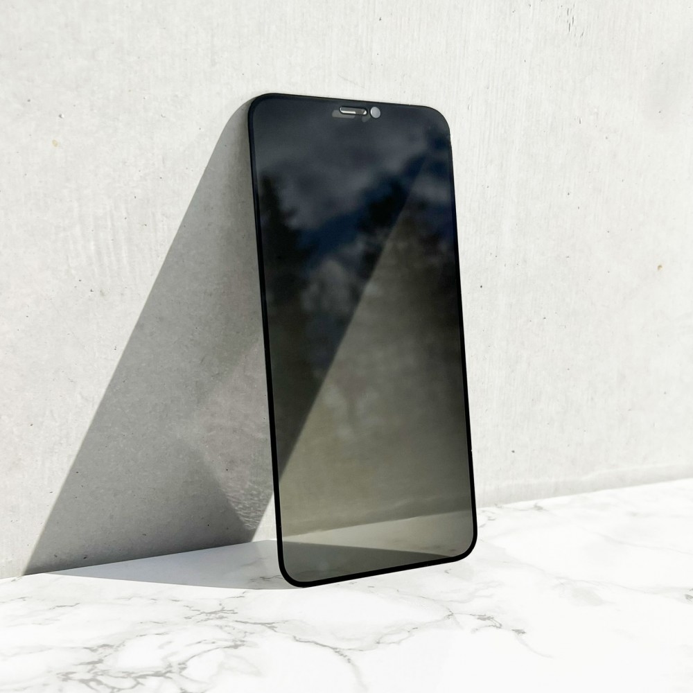 3D Tempered Glass iPhone 15 Pro Max - Vitre de protection d'écran intégrale  Privacy anti-espion avec bords noirs - Acheter sur PhoneLook