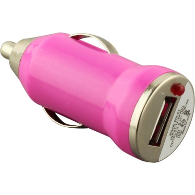 Adaptateur chargeur allume-cigare pour voiture / auto - USB-A Smartphone / Tablet - Rose foncé