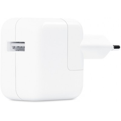 Adaptateur secteur avec connexion USB-A - Puissance de sortie 12 Watt - Blanc