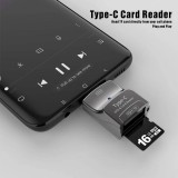 Adaptateur USB-A & carte mémoire vers USB-C pour smartphones + tablets + MacBook - Noir