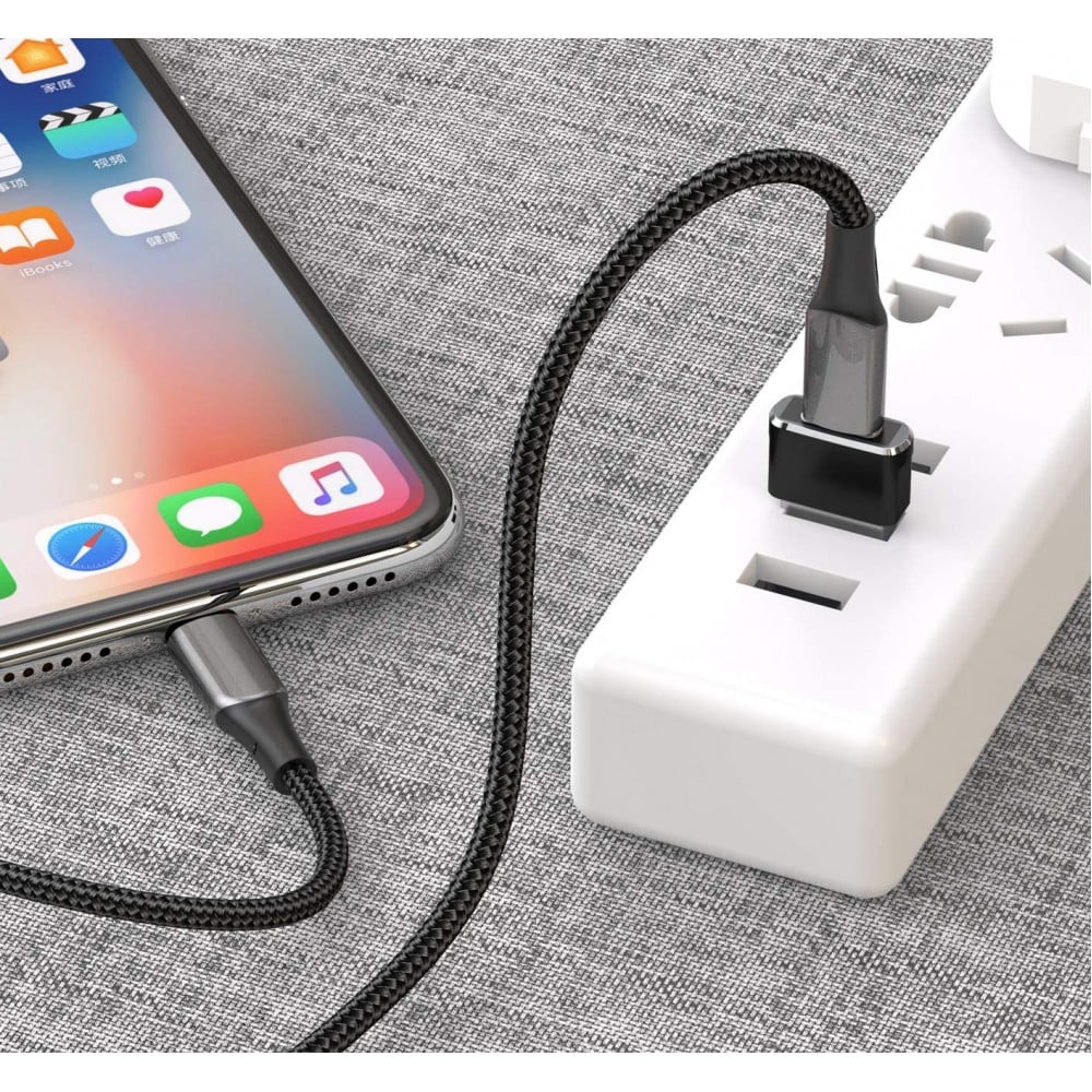 USB-C Adaptateur - avec la foudre câble USB-C Ntech (1 mètre) Convient pour Iphone  13