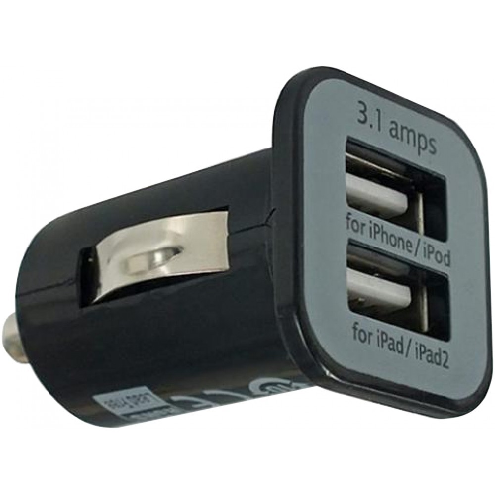Double prise USB pour allume-cigare / 3,4 A seulement 9,95 €