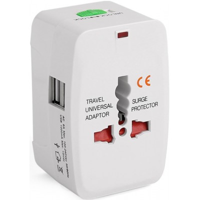 Adaptateur universel de voyage 110-250V multiprise monde entier EU - AU - USA - UK + USB 3.0