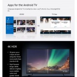 Android TV multimédia 4K Ultra HD Streaming Box Z6 HDR 64Bit CPU Google Assistant - Noir