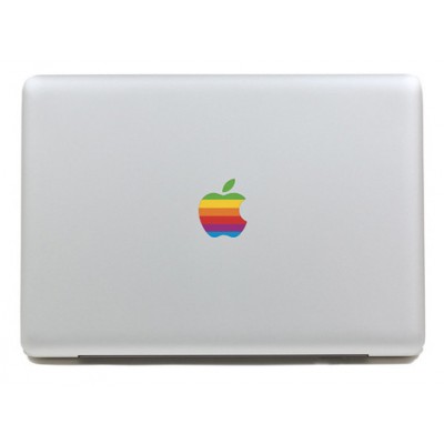 Autocollant MacBook Apple logo vintage