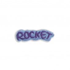 Autocollant sticker pour téléphone/tablette/ordinateur brodé en 3D - ROCKET Sticker