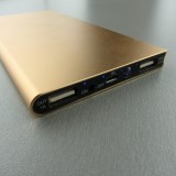 Luxury Batterie externe Powerbank deluxe Smart plat 10'000 mAh - Or