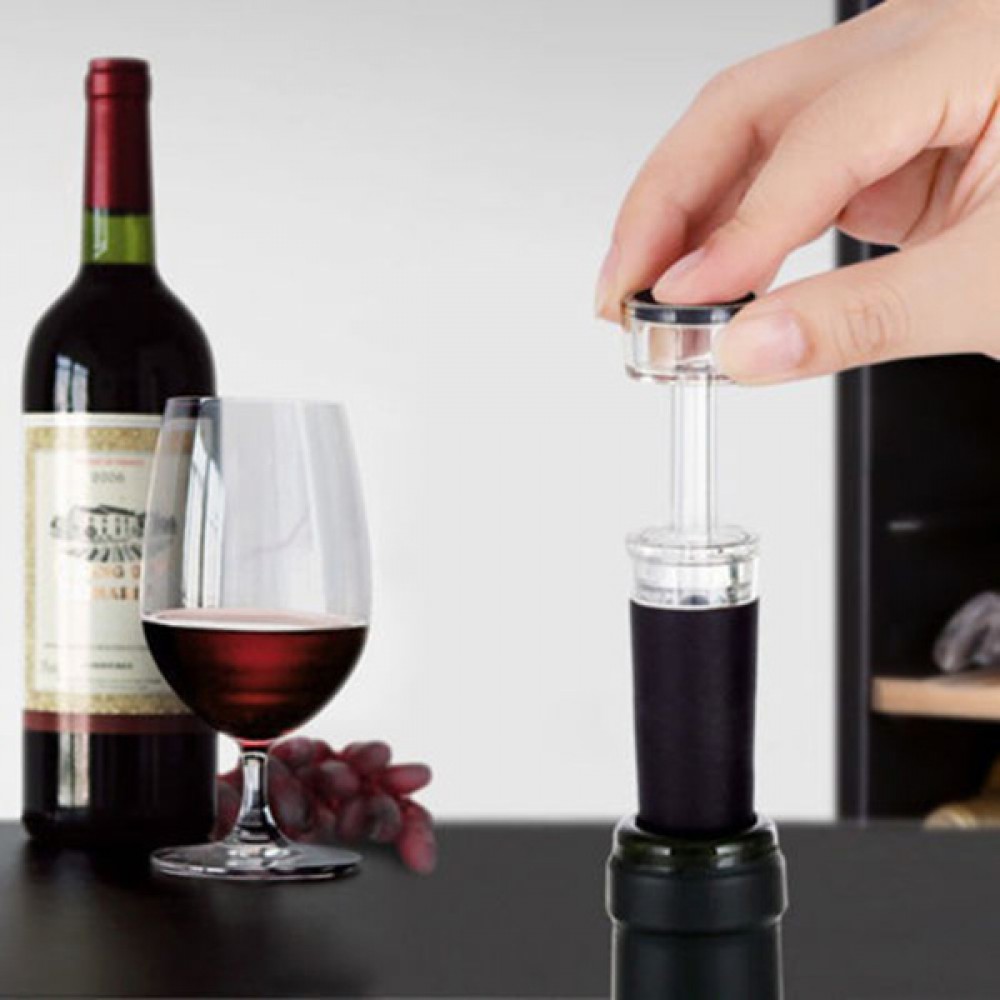 Pompe à vide d'air - Livrée avec deux bouchons - Conservation du vin