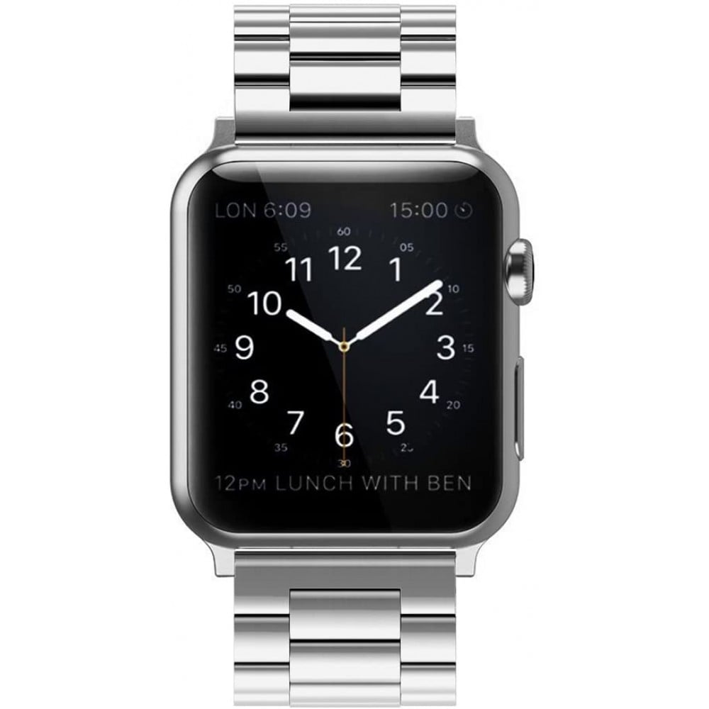 Bracelet à maillons en acier - Argent - Apple Watch 38mm / 40mm