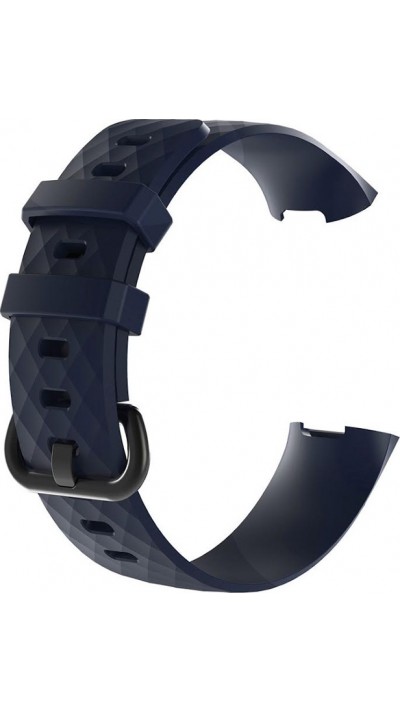 Bracelet Fitbit Charge 3 / Fitbit Charge 4 Textile Bleu foncé