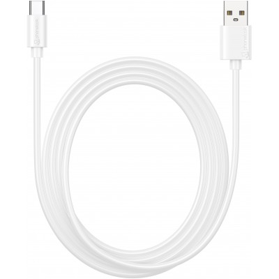 Câble de charge USB-A vers USB-C (2 m) - PhoneLook - Blanc