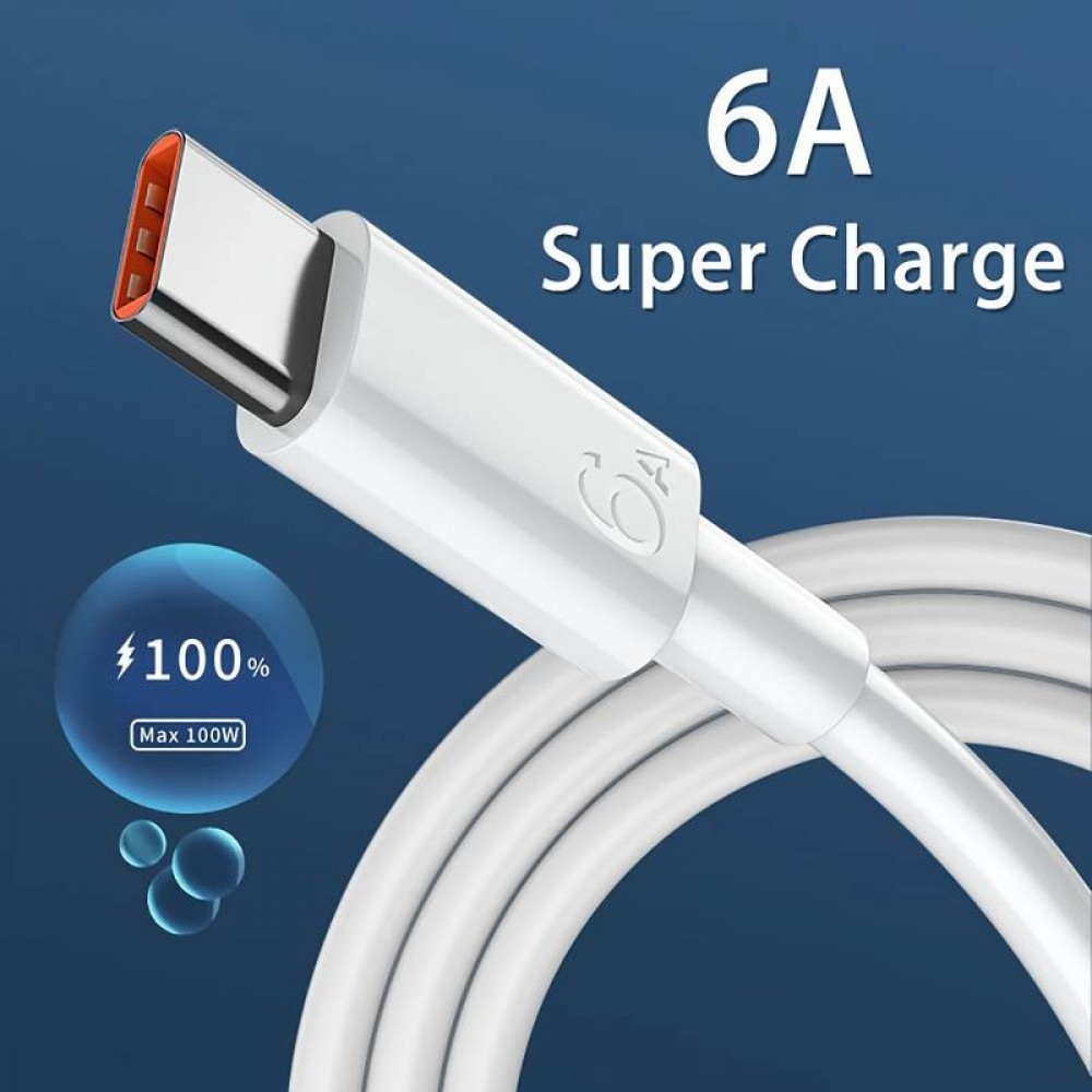 Câble de recharge ultra long USB-A vers USB-C 5 mètres - Blanc