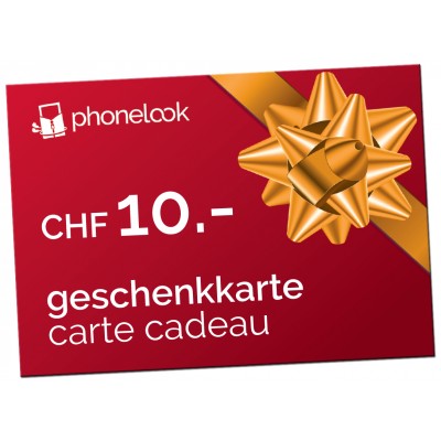 Carte cadeau CHF 10.-