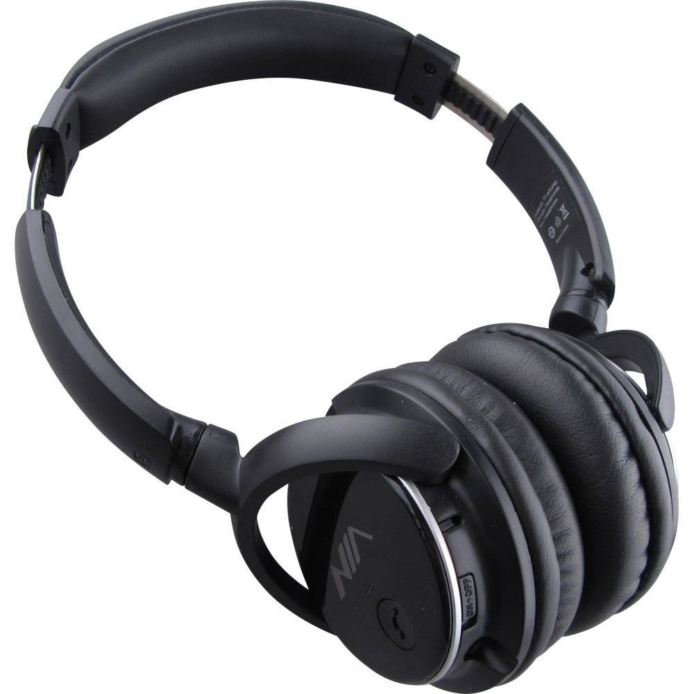 NIA Q1 Casque sans fil Bluetooth On-Ear avec microphone intégré, superb  4in1 Sound Input - Noir - Acheter sur PhoneLook
