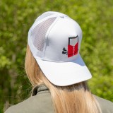 Casquette Trucker sportive - Casquette de baseball unisexe ajustable PhoneLook - Blanc