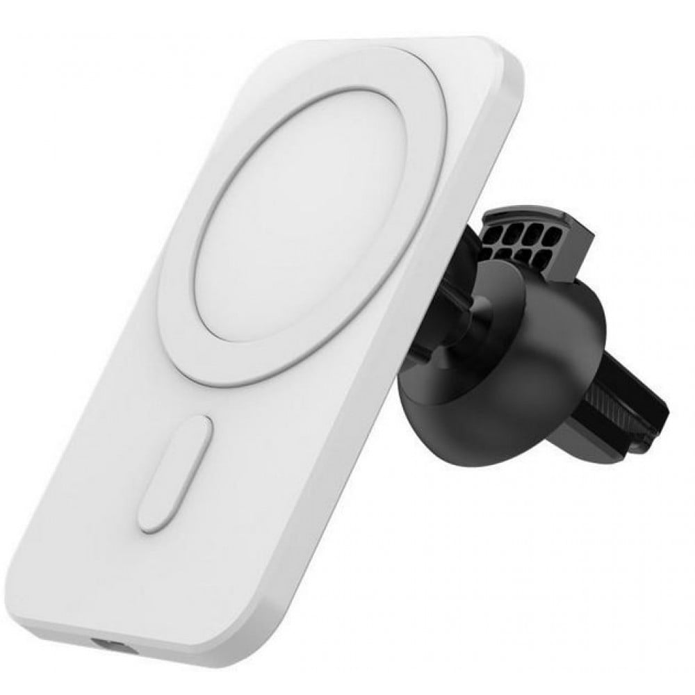 Chargeur magnétique sans fil pour voiture 15W pour Apple MagSafe - Blanc -  Acheter sur PhoneLook