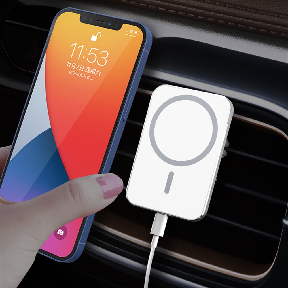 Chargeur sans fils iPhone pour voiture 