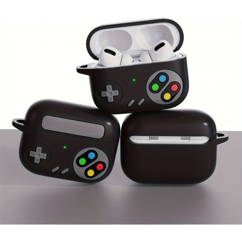 AirPods 4 Case Hülle - Retro Gaming Controller - Grau