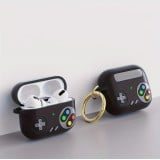 Coque AirPods 4 - Retro manette gaming - Noir