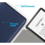 Kindle Paperwhite 1 / 2 / 3 Case Hülle - Ultra dünn & leicht Kunstleder hard-shell - Hellblau