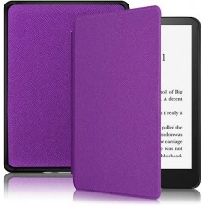 Coque Kindle Paperwhite 1 / 2 / 3 - Cuir synthétique hard-shell ultra fin et léger - Violet