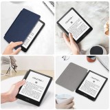 Coque Kindle Paperwhite 1 / 2 / 3 - Cuir synthétique hard-shell ultra fin et léger - Violet