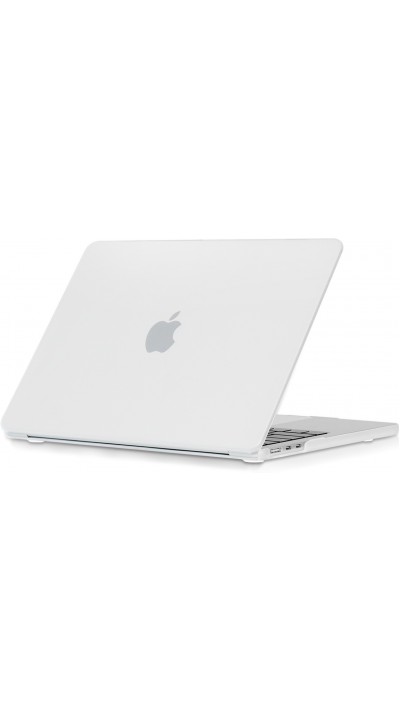 Coque MacBook Pro 16" (2021, 2023) - Hardshell Housse de protection ultra-fin deux pièces semi-transparent - Blanc