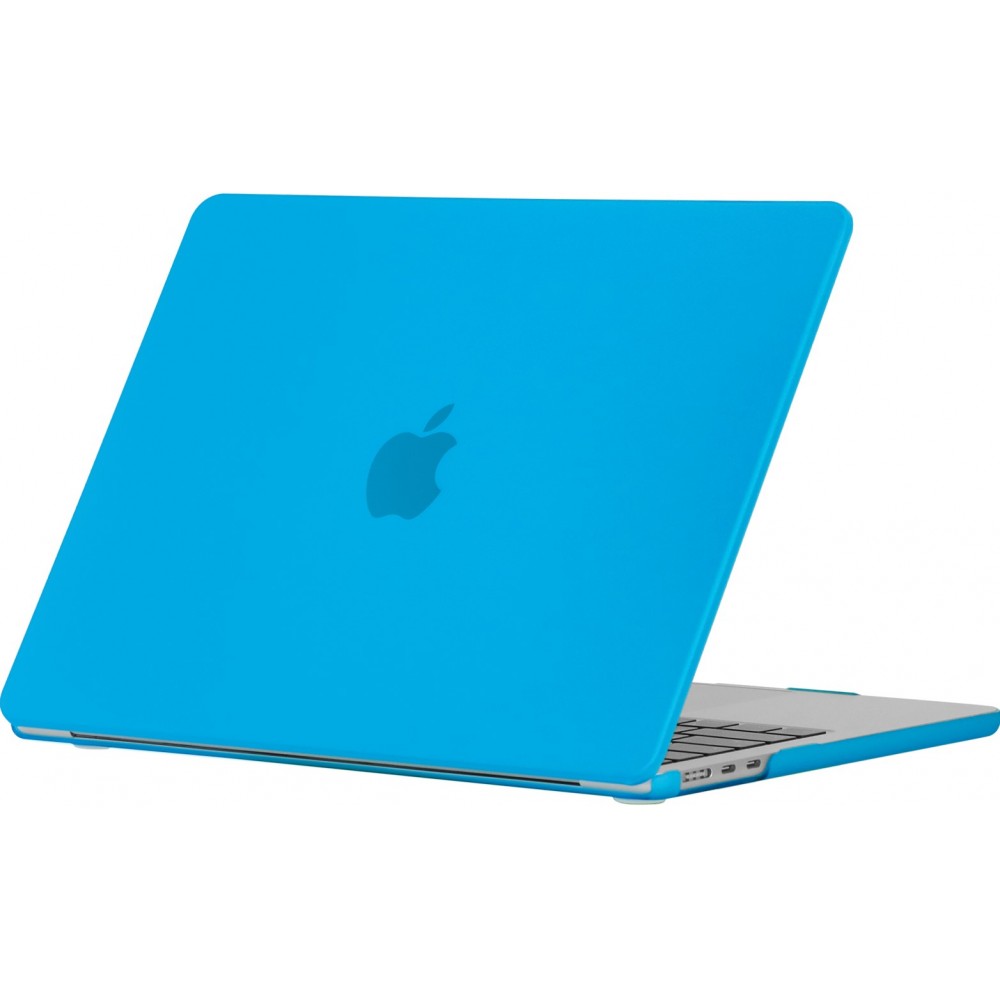 Coque MacBook Pro 16" (2021, 2023) - Hardshell Housse de protection ultra-fin deux pièces semi-transparent - Bleu