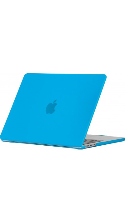 Coque MacBook Pro 16" (2021, 2023) - Hardshell Housse de protection ultra-fin deux pièces semi-transparent - Bleu
