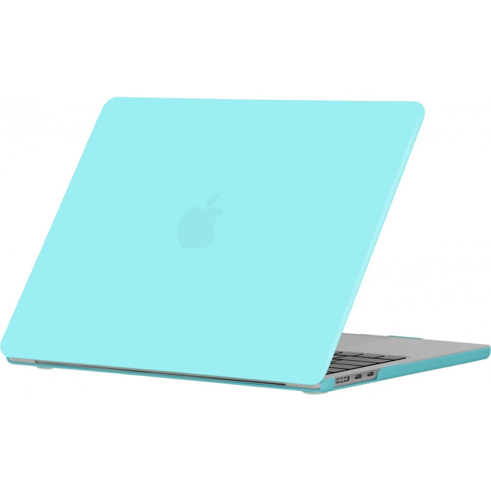 Coque MacBook Pro 16" (2021, 2023) - Hardshell Housse de protection ultra-fin deux pièces semi-transparent - Bleu clair